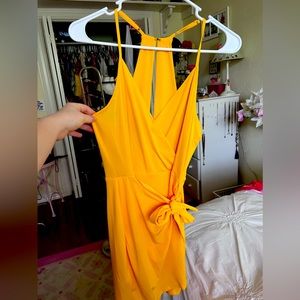 Yellow dress